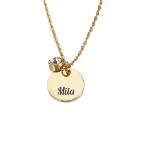 Ketting met geboortesteen - Goud - Afbeelding 5