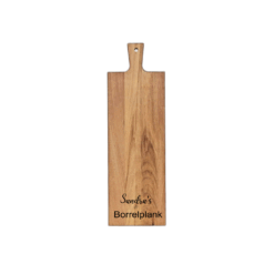 Langwerpige borrelplank behandeld met olie.