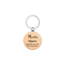 Sleutelhanger met gravure