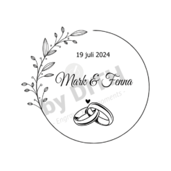 gravering voor huwelijk