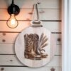 Muurdecoratie gegraveerd