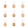 Voorbeelden van ID sleutelhangers voor schooltassen, sporttassen, koffers etc.