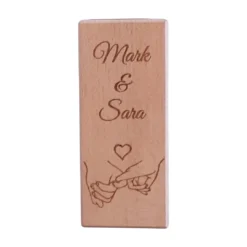 Kaarsenhouder met persoonlijke gravure